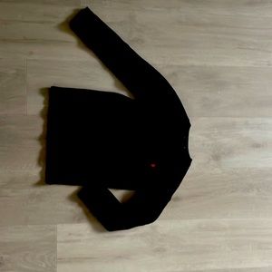 Polo Ralph lauren boys size 7, thermal, black with red detail